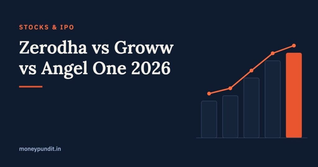 Zerodha vs Groww vs Angel One 2026: Which Broker Is Best for You? - MoneyPundit