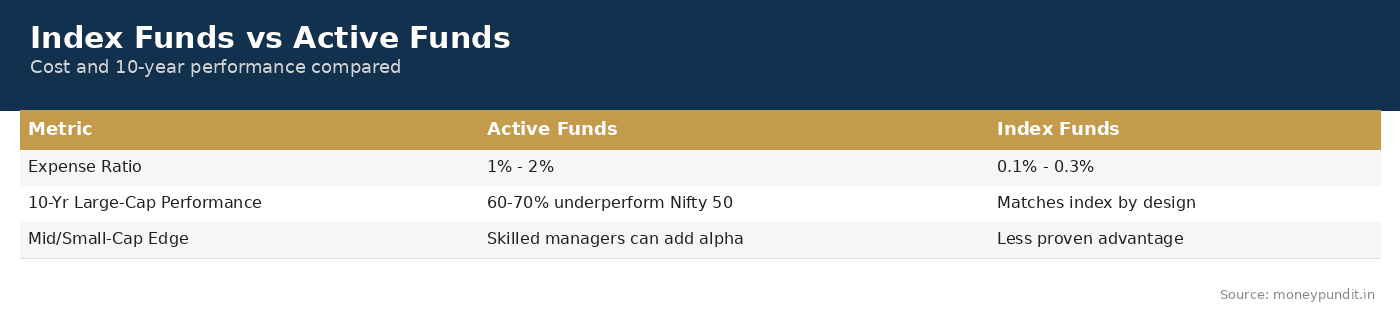 Index Funds vs Active Funds