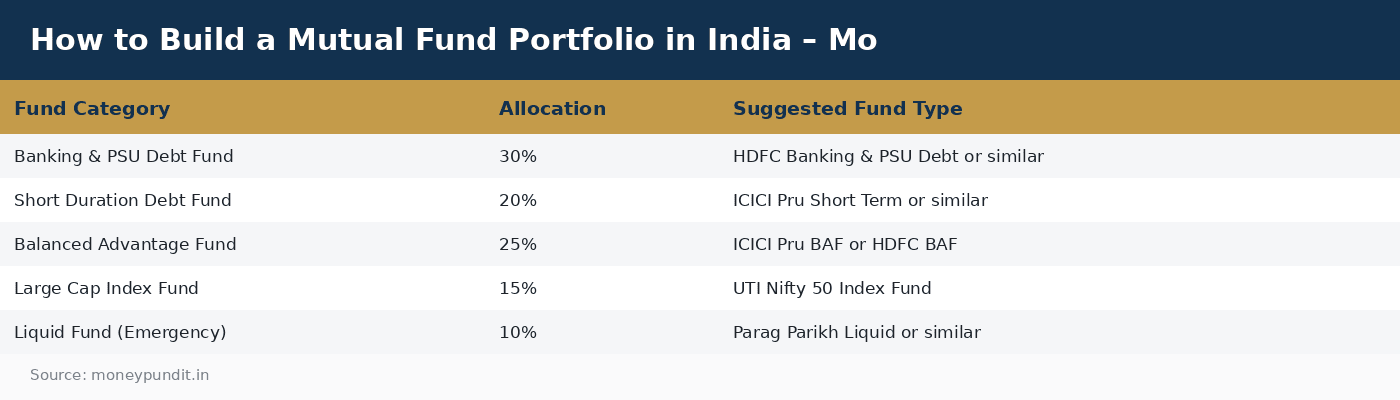 How to Build a Mutual Fund Portfolio in India – Mo