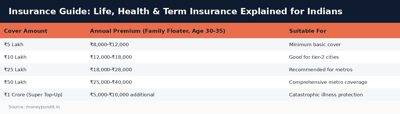 Insurance guide india: Insurance Guide: Life, Health & Term Insurance Explained for Indians
