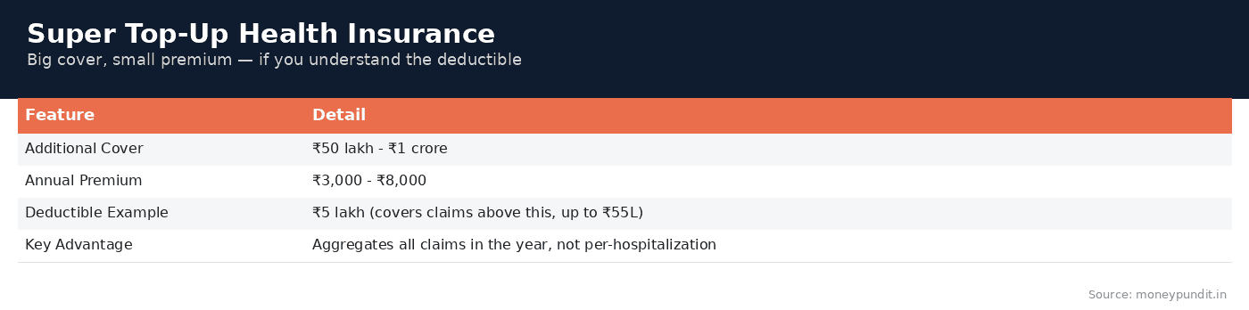Super top up health: Super Top-Up Health Insurance