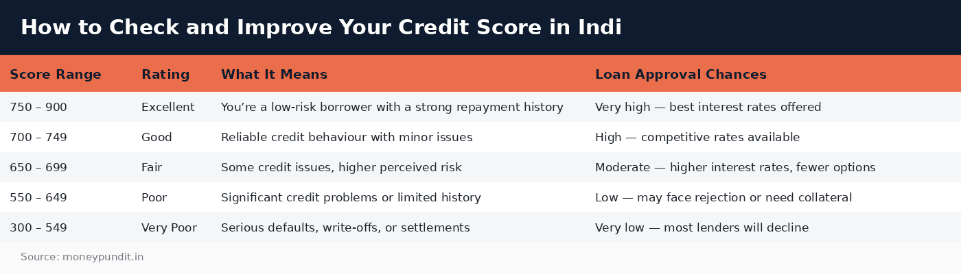 How to check improve credit score: How to Check and Improve Your Credit Score in Indi