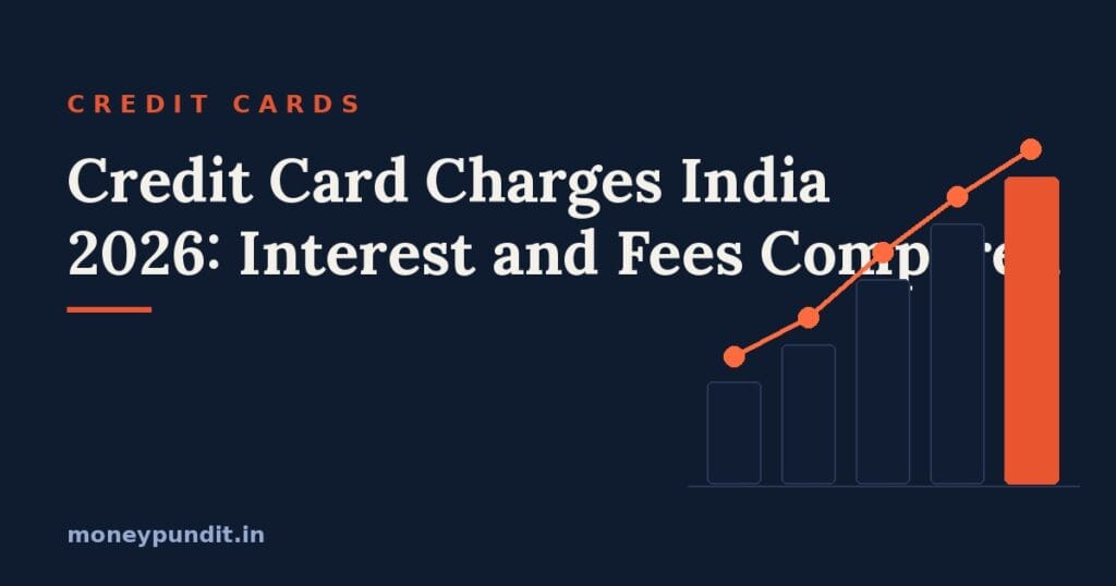Credit card charges India 2026 interest rates and late fees compared across banks