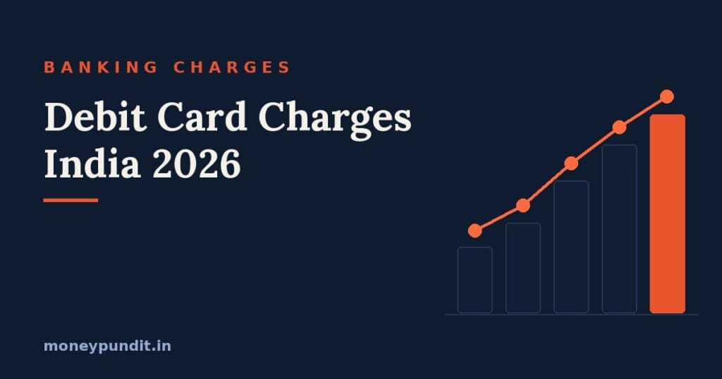 Debit card charges India 2026 annual fee, ATM fee and minimum balance penalty compared across banks