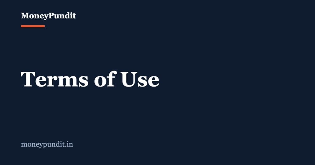 Terms of Use - MoneyPundit